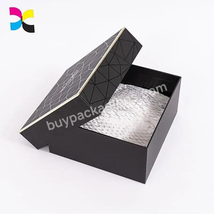 Luxury Gift Box Packaging With Black Color Cardboard Gift Boxes