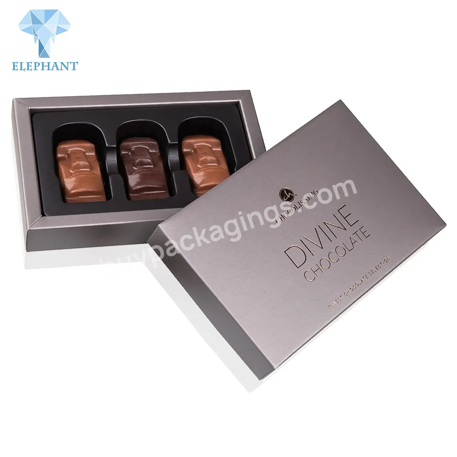 Luxury Mushroom Wedding Favor Nama Paper Folding Gift Box For Chocolate Box With Dividers Size