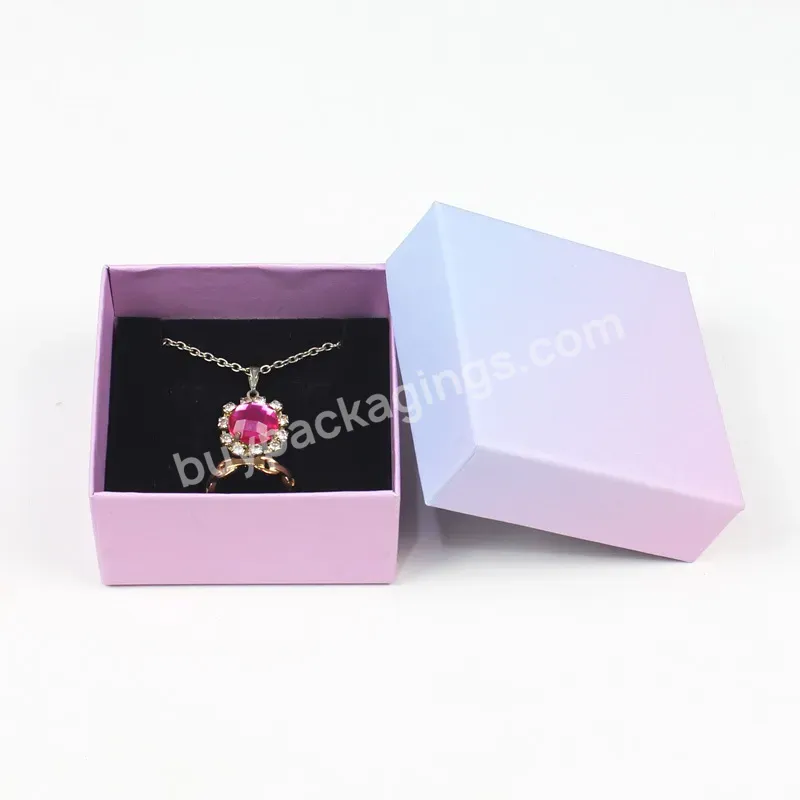 Luxury Necklace Pendant Bracelet Ring Jewelry Packaging Box Bracelet Velvet Necklace Ring Jewelry Box