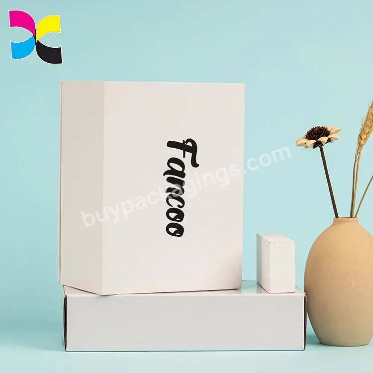 Luxury Rigid White Box Cardboard Boxes For Packaging Empty Small Gift Box Packaging