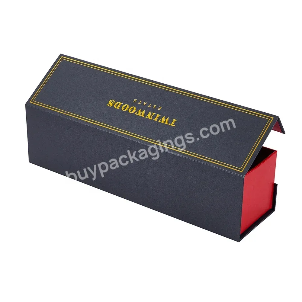 Luxury Valentine's Day Wine Glass Packaging Box Custom Reasonable Price Red Wine Packaging Box Set