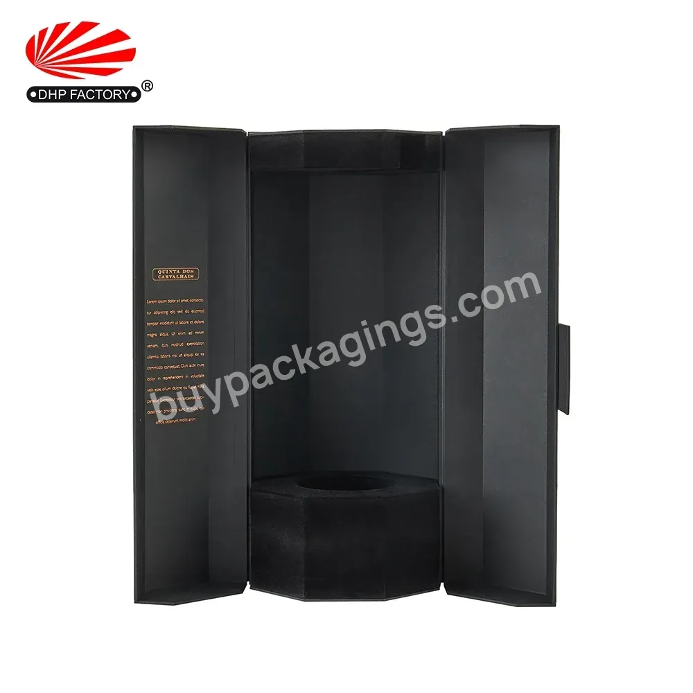 Luxury Wine Bottle Gift Box For Single Wine Box Red Wine Glass Packaging With Iso9001 Certified