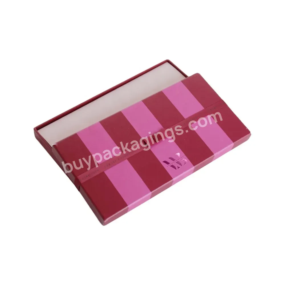 Matt Red Customized Logo Printing Rectangle Lid And Base Gift Box With Your Personalized Design For Cream Packaging - Buy Christmas Gift Packaging Lid And Base Gift Box With Your Logo Printed With Ribbon Bow For Lipgloss Packaging For Girlfriend,Eleg