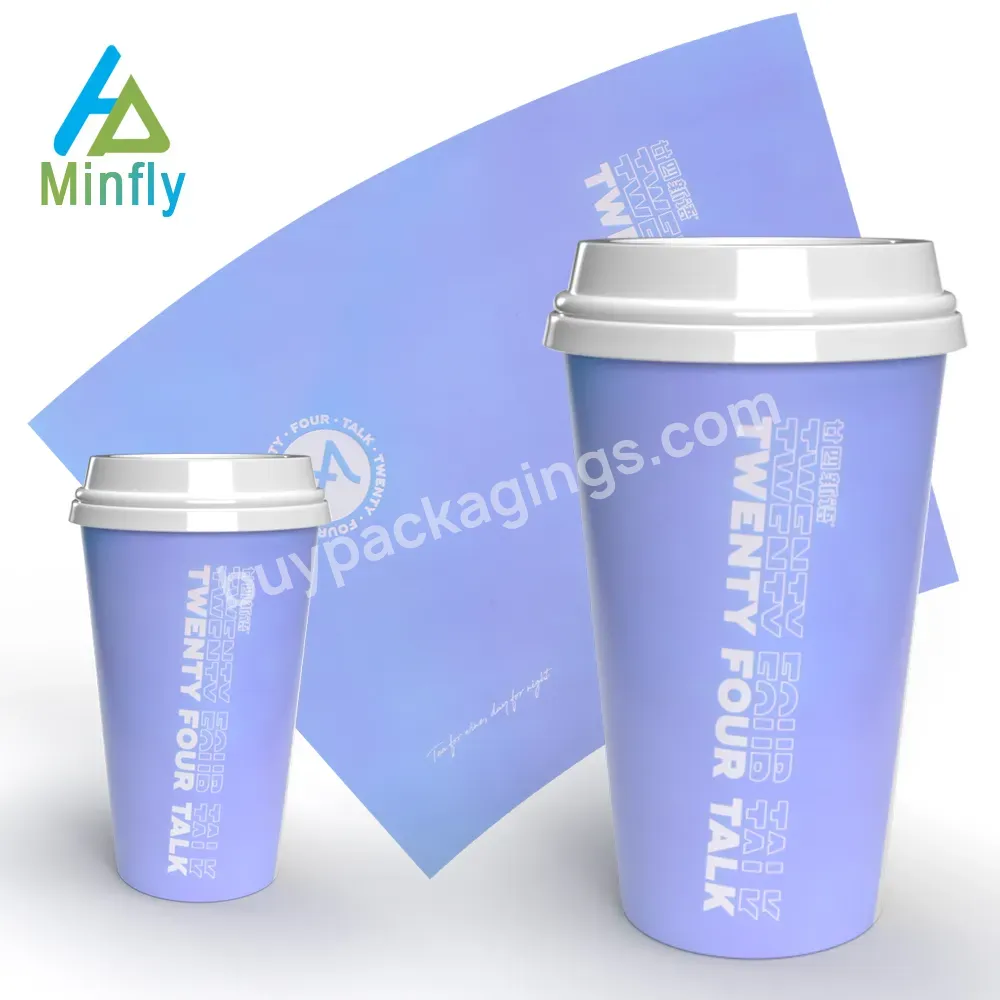 Minfly Digital Printing Custom 8oz 9oz 10oz 12oz 16oz 20oz 24oz Bubble Tea Cold Coffee Drinking Plastic Pet Cups For Smoothies - Buy Sealing Holder Holder Straw Disposable Clear Paper Split Frosted Bear Cute Tumbler Carrier Leakproof Lids Film Resin