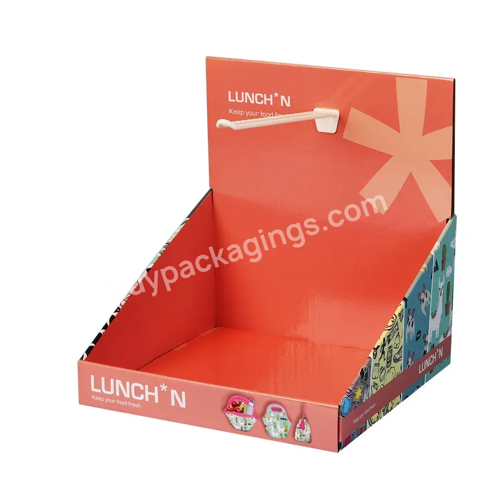 Mobile Store Cardboard Display Counter For Retail Promotion Counter Hooks Display Box - Buy Retail Display Hooks,Paper Display Box,Retail Store Counter Display Box.