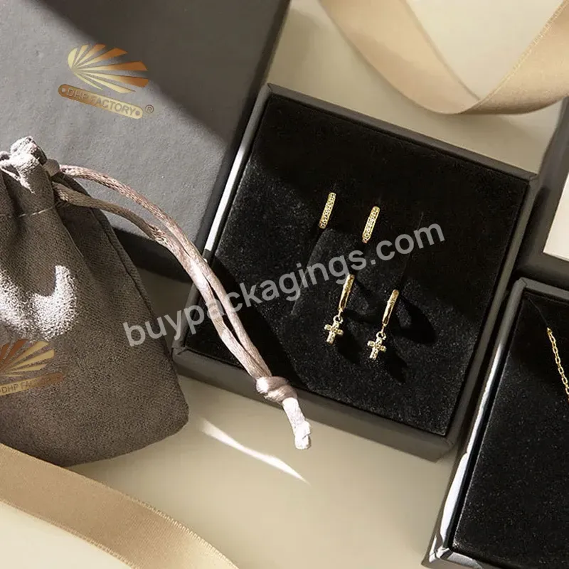 New Arrival Custom Luxury Ring Necklace Packaging With Black Foam And Thank-you Card Glass Jewelry Box - Buy Custom Ring Box Packaging,Gift Box Oem,Packaging Box Customised.