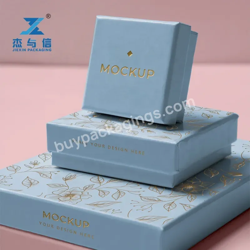 New Arrival Fo Simple Elegant Luxury Custom Box With Logo Packaging Rigid Cardboard Paper Box Top And Bottom Gift Box