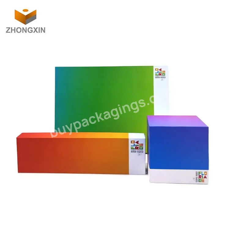 New Arrival Orange Cosmetics Boxes Luxury Packaging Eco Friendly Cover Cosmetic Paper Gift Packaging Box