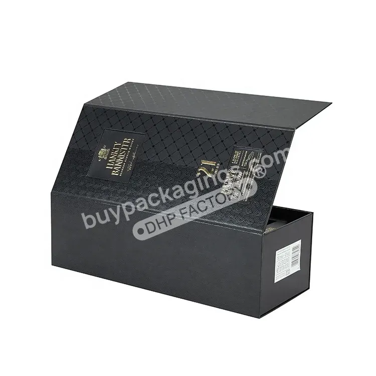 Oem Brand Luxury Champagne Alcohol Whisky Gift Boxes Custom Liquor Brandy Bottle Glass Red Wine Packaging Box - Buy Liquor Brandy Bottle Glass Red Wine Packaging Box,Luxury Rigid Cardboard Handmade Gift Box For Liquor Whisky Brandy Champagne Wine Pac