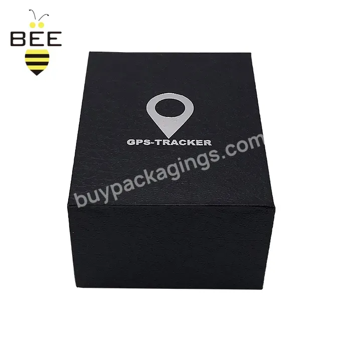 Oem High Quality 2 Pieces Lid And Base Box With Black Specialty Paper For Luxury Gift Like Jewelry Cardboard Box Ring Packaging