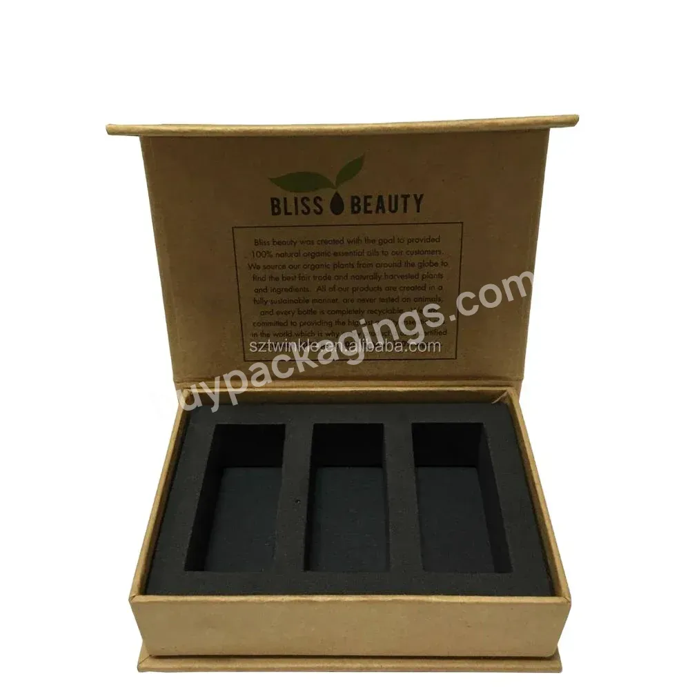 Oem Logo Printing Brown Kraft Paper Box With High Quality Factory In Shenzhen