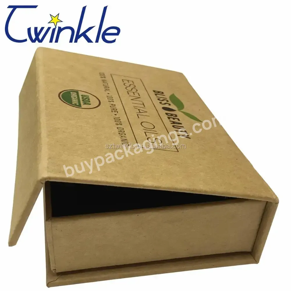 Oem Logo Printing Brown Kraft Paper Box With High Quality Factory In Shenzhen