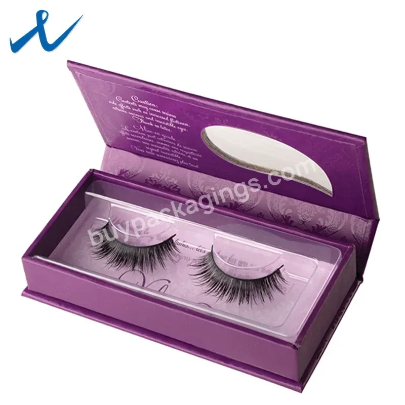 Oem Odm Custom Logo Carton Cardboard Paper Gift Box Eyelash Packaging Box For Cosmetics