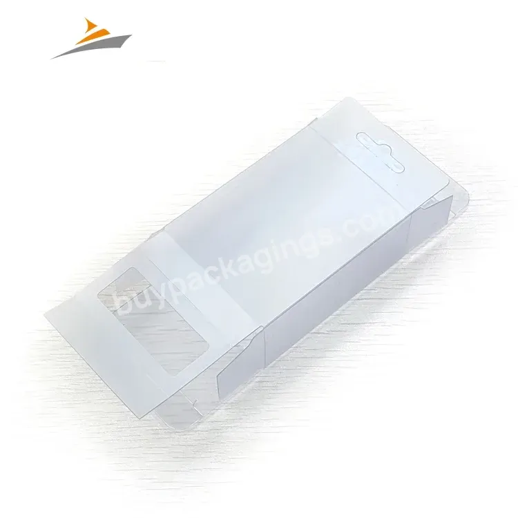 Oem Odm High Quality Personalized Small Transparent Clear Pvc Plastic Foldable Packaging Box With Design