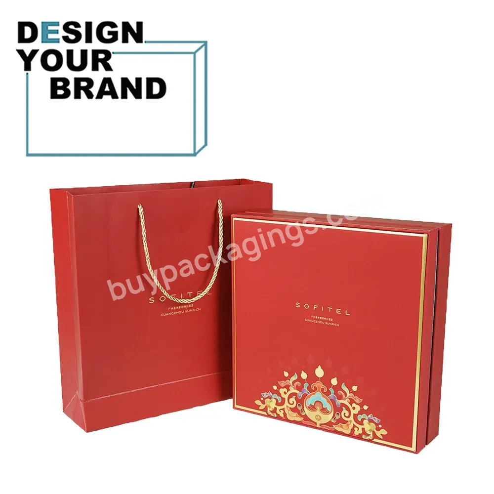 Oem Packaging Moon Cake Set Chocolate Gift Paper Box With Bag Cookies Dessert Packing Sweet Food Wedding Candy Box Recyclable - Buy Sweet Candy Packaging Paper Gift Box,Sweet Boxes For Indian Wedding,Luxury Sweet Boxes.