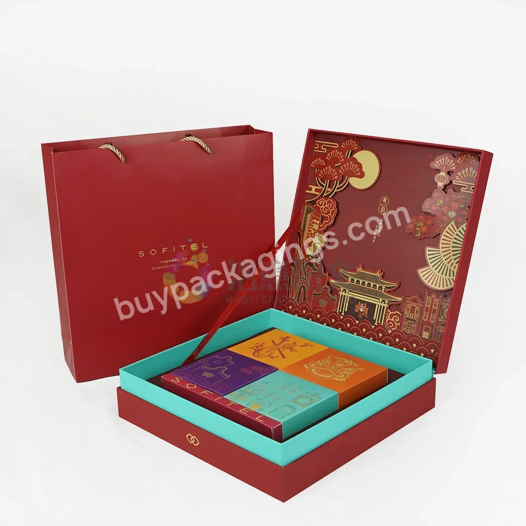 Oem Packaging Moon Cake Set Chocolate Gift Paper Box With Bag Cookies Dessert Packing Sweet Food Wedding Candy Box Recyclable - Buy Sweet Candy Packaging Paper Gift Box,Sweet Boxes For Indian Wedding,Luxury Sweet Boxes.