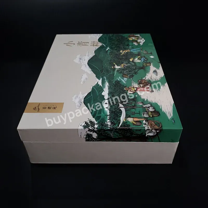 Oem Printing Luxury Tea Packaging Box Paper Cardboard Tea Bag Gift Box Inner Tray Size Design Packaging Box For Popular