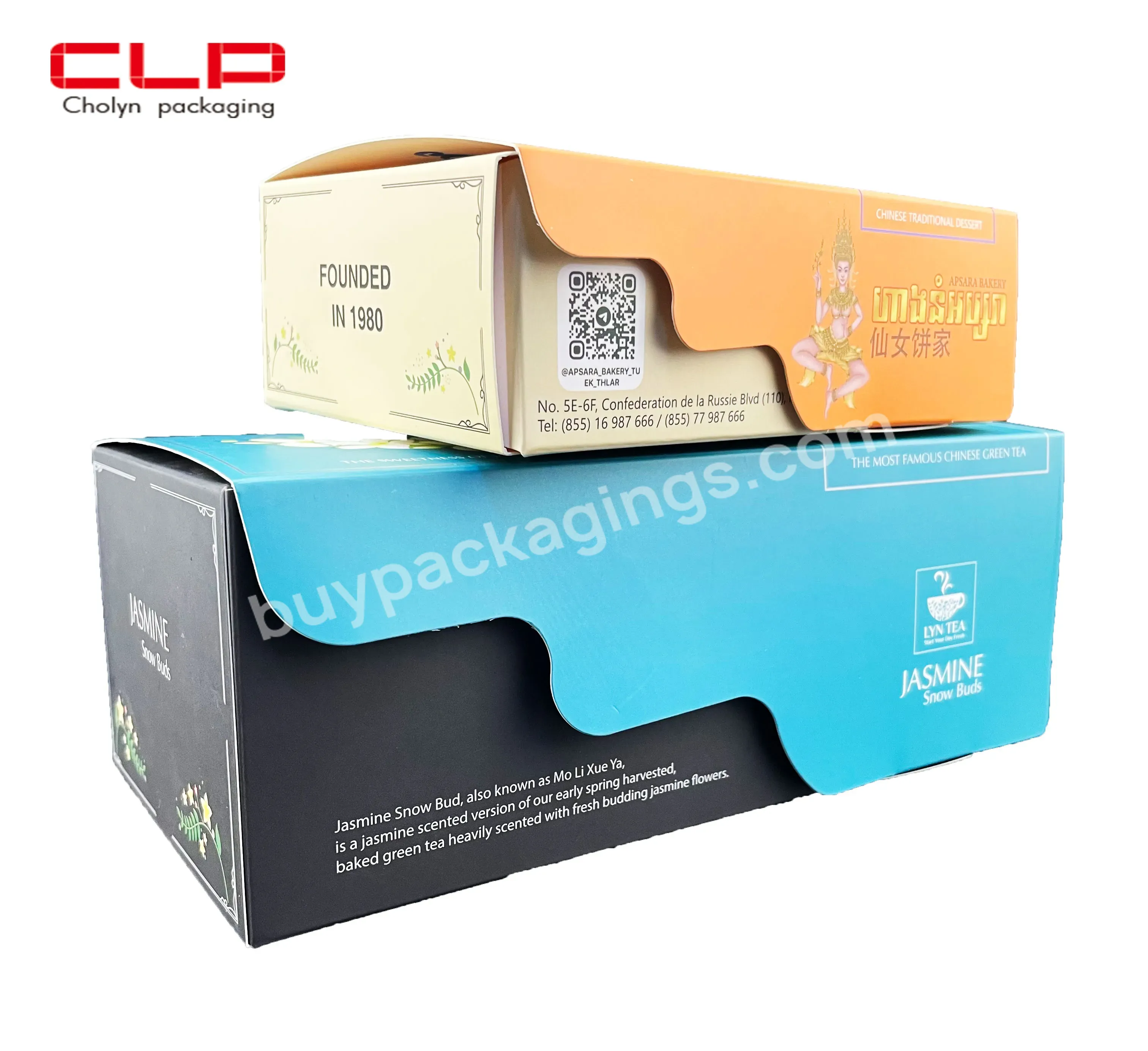 Oem/odm Factory Custom Luxury Tea Rigid Paper Box Package Magnetic Folding Gift Box With Logo