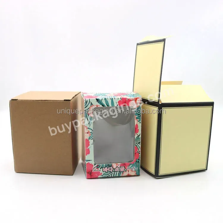 Paper Cardboard Customized Size Box For Cake,Ice Cream,Fruit,Candle Jar,Cosmetic Bottle