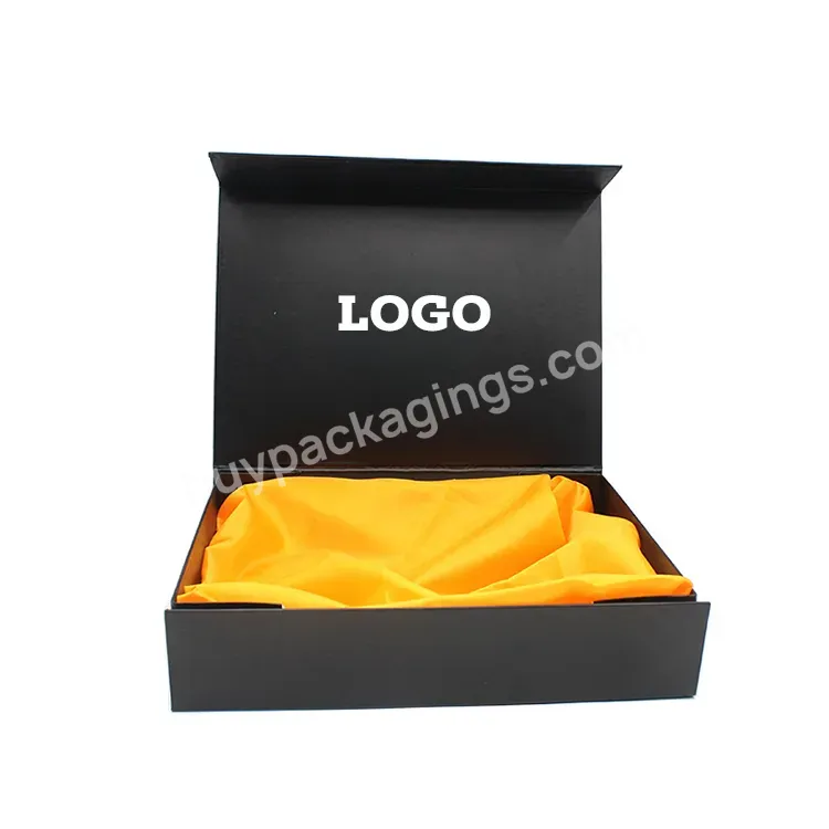 Personalized Gift Magnetic Foldable Pink Magnetic Folded Packaging Paper Box With Silk