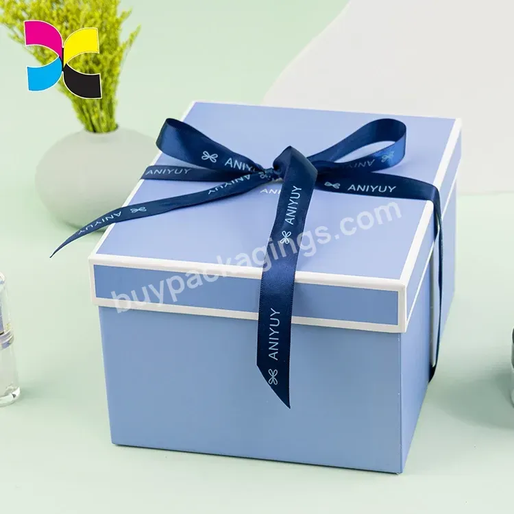 Printing Upscale Customized Cosmetic Gift Paper Box Packaging For Cosmetic Gift Set With Foam Protector Tray