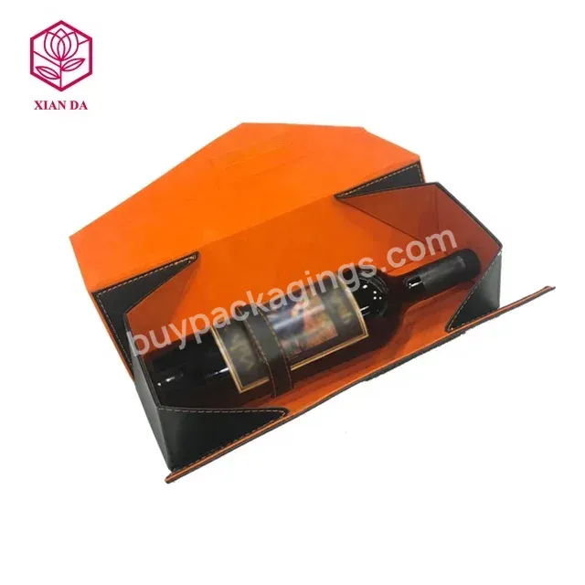 Promotional Oem China Factory Price Magnetic Folding Red Wine Box