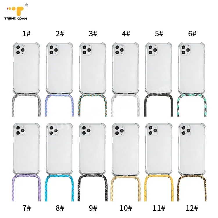 Promotional Tpu Acrylic Clear Bumper Cover Ultra Thin Shockproof Crossbody Necklace Clear For Iphone Ppm Rope Phone Case - Buy Clear Phone Cases,Ultra Thin Shockproof For Iphone Clear Case,Crossbody Necklace Phone Case.