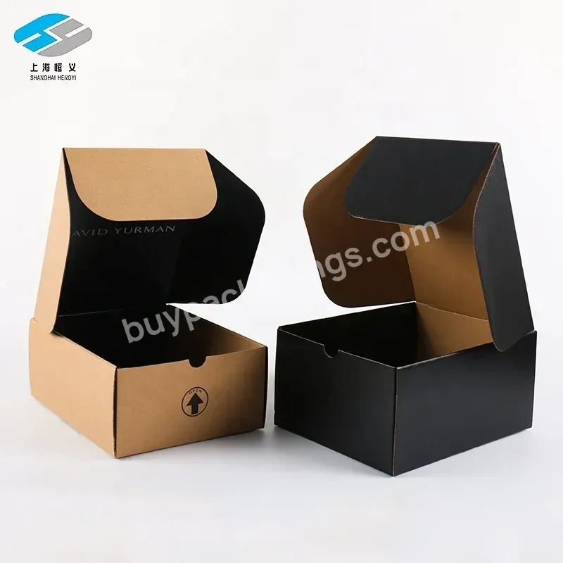 Pvc Transparent Window Kraft Custom Size Paper Box With Your Own Logo