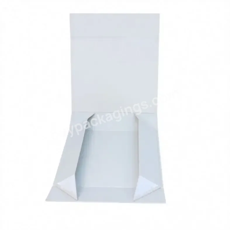 Qingdao Custom Logo Wholesale Luxury Cardboard Paper Folding Magnet Lid Packaging Boxes Black Magnetic Gift Box With Foam Insert