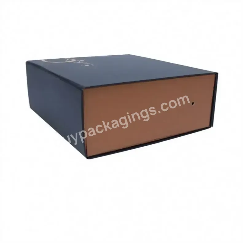 Qingdao Custom Luxury Paper Magnet Folding Magnetic Gift Box Orange Gift Box Clothing Packaging Box