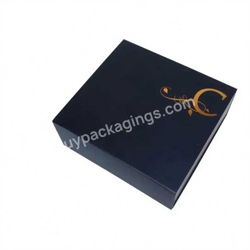 Qingdao Luxury Paper Packaging Custom Magnet Clothing Gift Folding Box With Own Logo