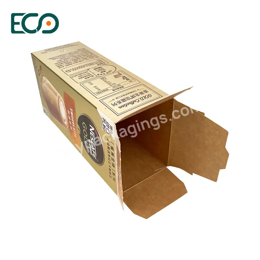 Recycled Kraft Paper Box For Coffee Packaging Seeds Paper Box High Quality