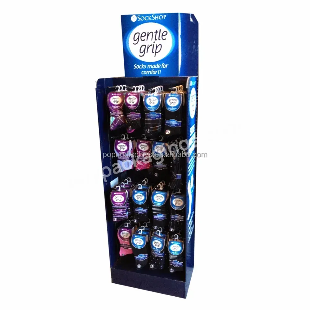 Retail New Products Socks Hanging Display Stands With Hooks Safeka Display Standard Sidekick Display Customized 15-20kg Iso9001 - Buy Socks Display Stands,Retail Handing Display Stands,Display Stands With Hooks.