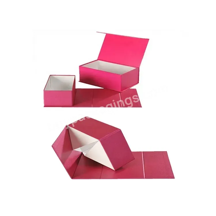 Rigid And Lovely Magnet Paper Folding Gift Box