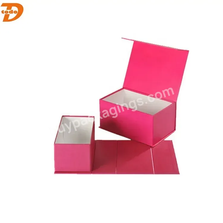 Rigid And Lovely Magnet Paper Folding Gift Box