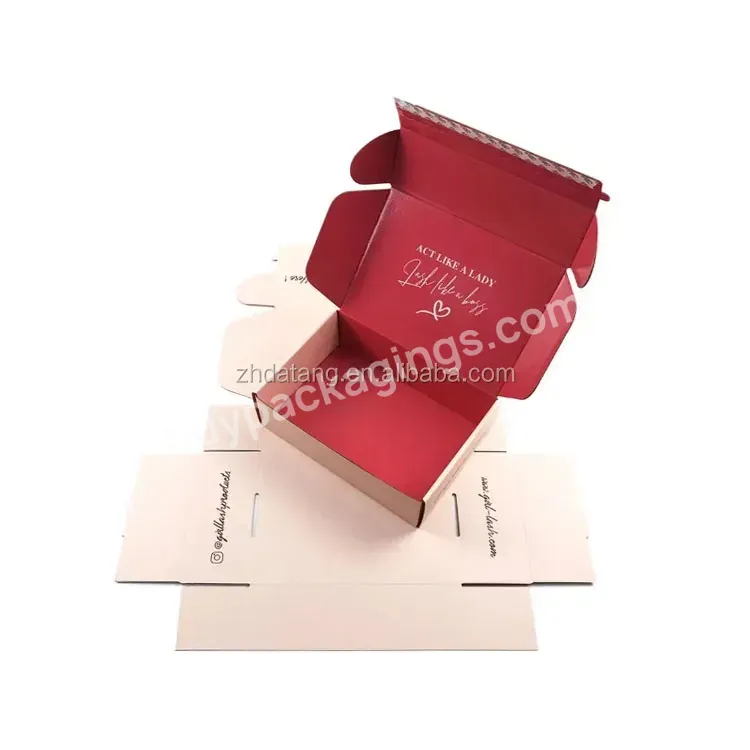 Self Seal Folding Paper Mailer Box Luxury Book Mailers Adjustable Packaging Boxes Corrugated Mailer Box