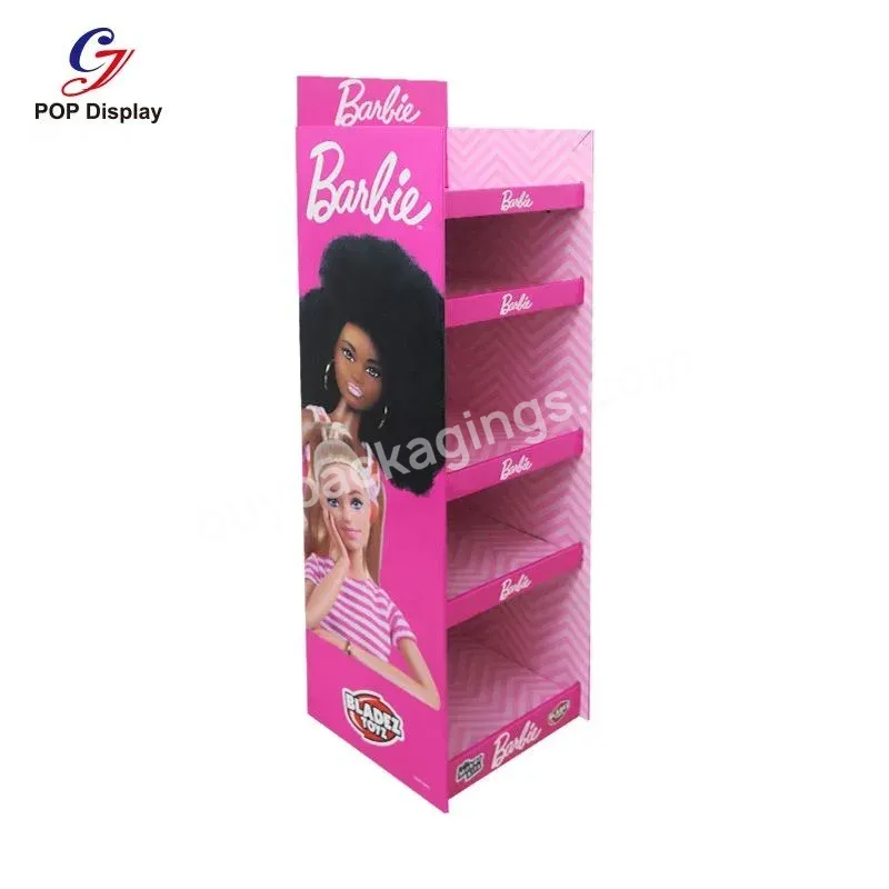 Suppliers Custom 4 Tier Corrugated Carton Cosmetic Display Stands Cardboard Free Standee Display Shelf Supermarket Promotion - Buy Custom Cosmetic Display Stands,Custom Display Shelf,4 Tier Corrugated Carton Display Stand Suppliers.