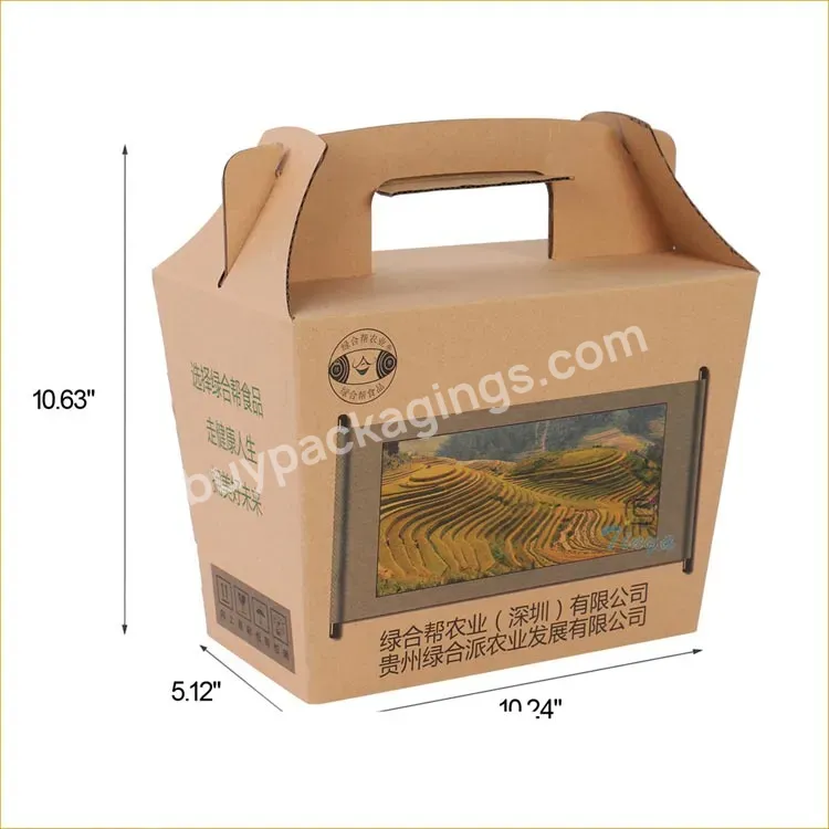 Take Out With Handle Custom Cardboard Picnic Boxes