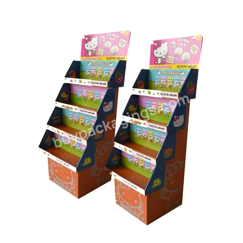 Template Cardboard Display Stand Promotion Corrugated Display Shelf Rack Paper Supermarket Pdq Stacked Stand Kids Toy Car - Buy Display Shelf Supermarket Pdq,Toy Car Display Rack,Paper Display Shelf.