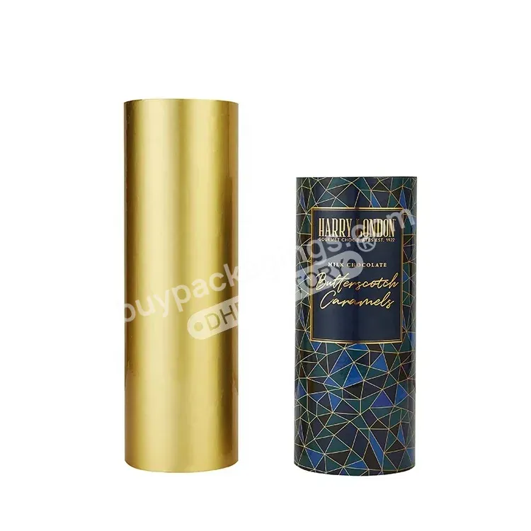 Unique Luxury Rigid Cardboard Paper Packaging Cylinder Round Wine Glass Whisky Bottle Gift Boxes Wholesale