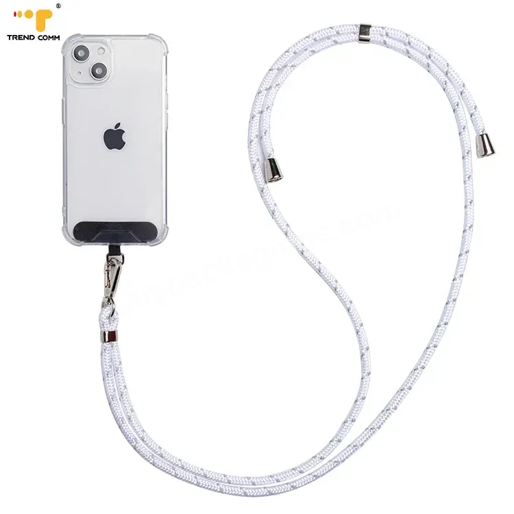 Universal Crossbody Nylon Patch Hang Rope Neck Strap Compatible Universal Cell Phone Lanyard