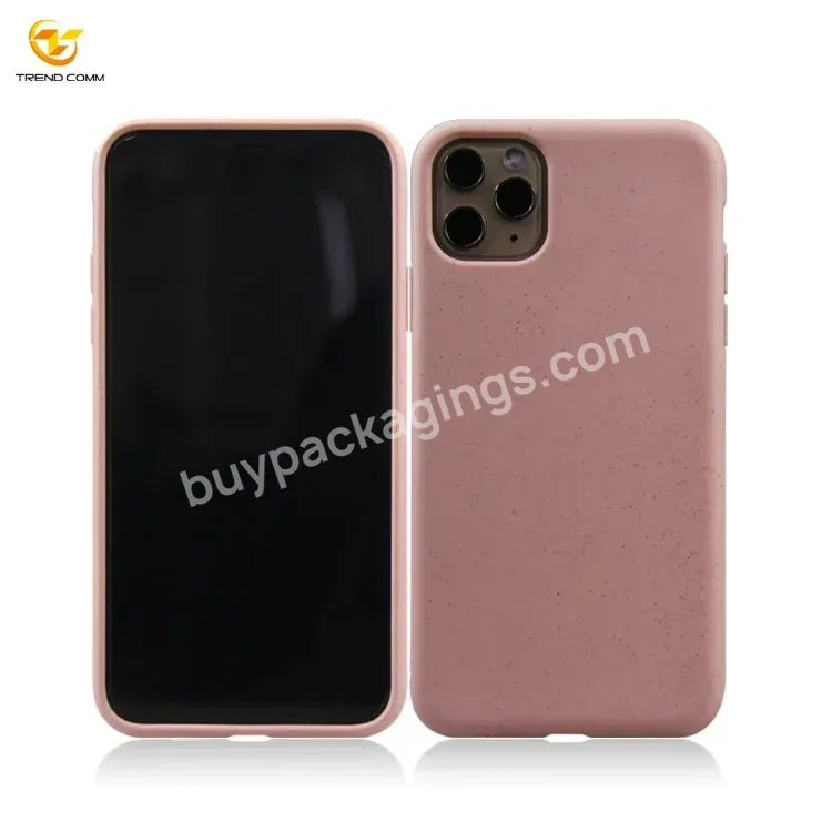 Wheat Straw Biodegradable Silicone For Iphone 11 Pro Max Phone Case