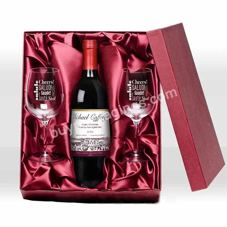 Wholesale Cheap Corrugated Paper Wine Packing Box Custom Logo Printed Portable Gift Wine Packaging