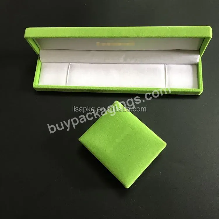 Wholesale Colorful Velvet Satin Gift Necklaces Rings Bracelets Packaging Plastic Jewelry Box