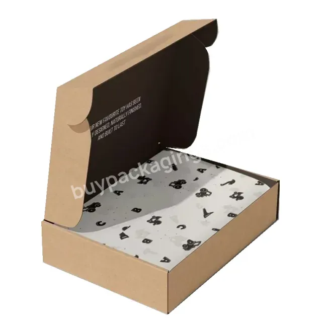 Wholesale Corrugated Cardboard Gift Clothing Shipping Box T-shirt Packaging Mailer Boxes