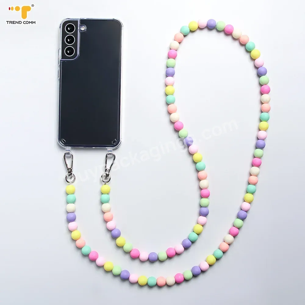 Wholesale Custom Bag Case With Nylon Universal Hang Around Neck Phone Chain Accessories Charm Lanyard Wrist Strap