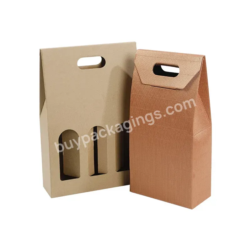 Wholesale Custom Festival Giving Wine Set Boxes Eco-friendly Craft 2 Bottles Wine Packaging Paper Box With Printed Logo