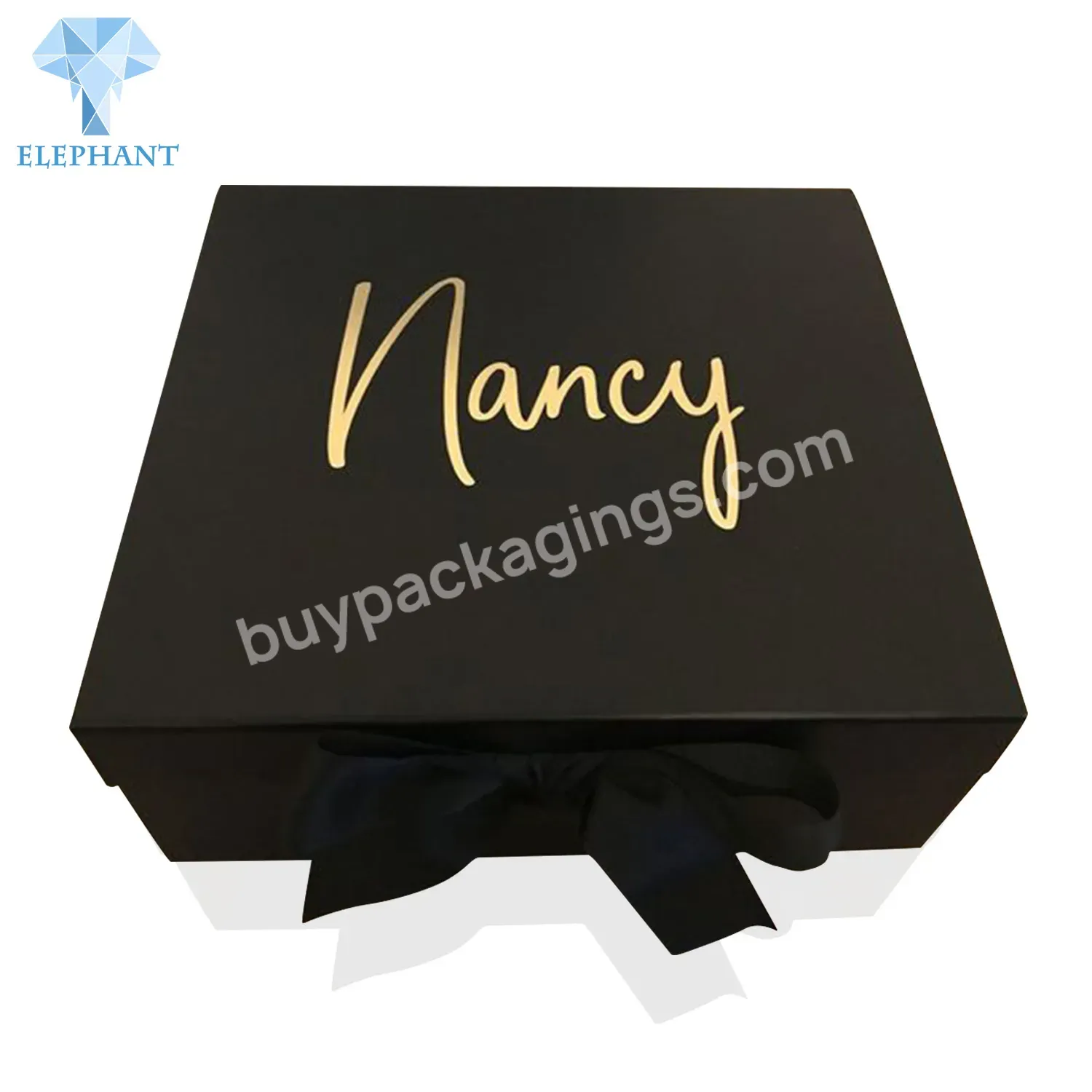 Wholesale Custom Logo Luxury Green Rose Gold Red White Black Magnetic Gift Card Box With Ribbon