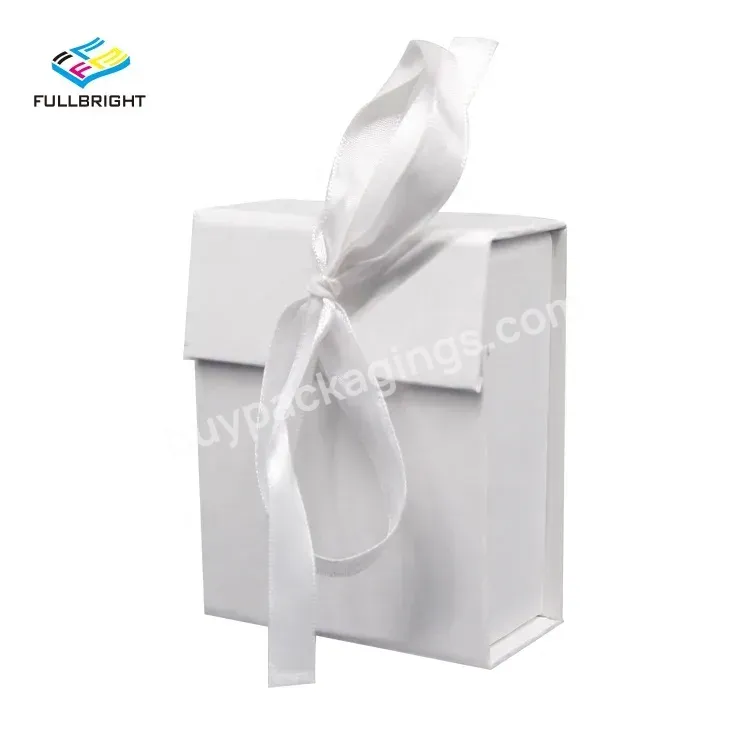 Wholesale Custom Logo Luxury Printed Gift Rigid Collapsible Folding Storage Hair Wig Packaging Paper Box With Ribbon