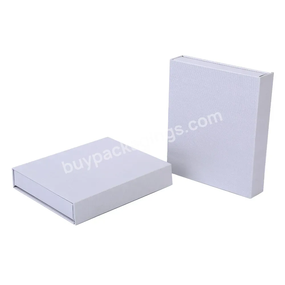 Wholesale Customize Logo White Luxury Cardboard Packaging Magnetic Boxes